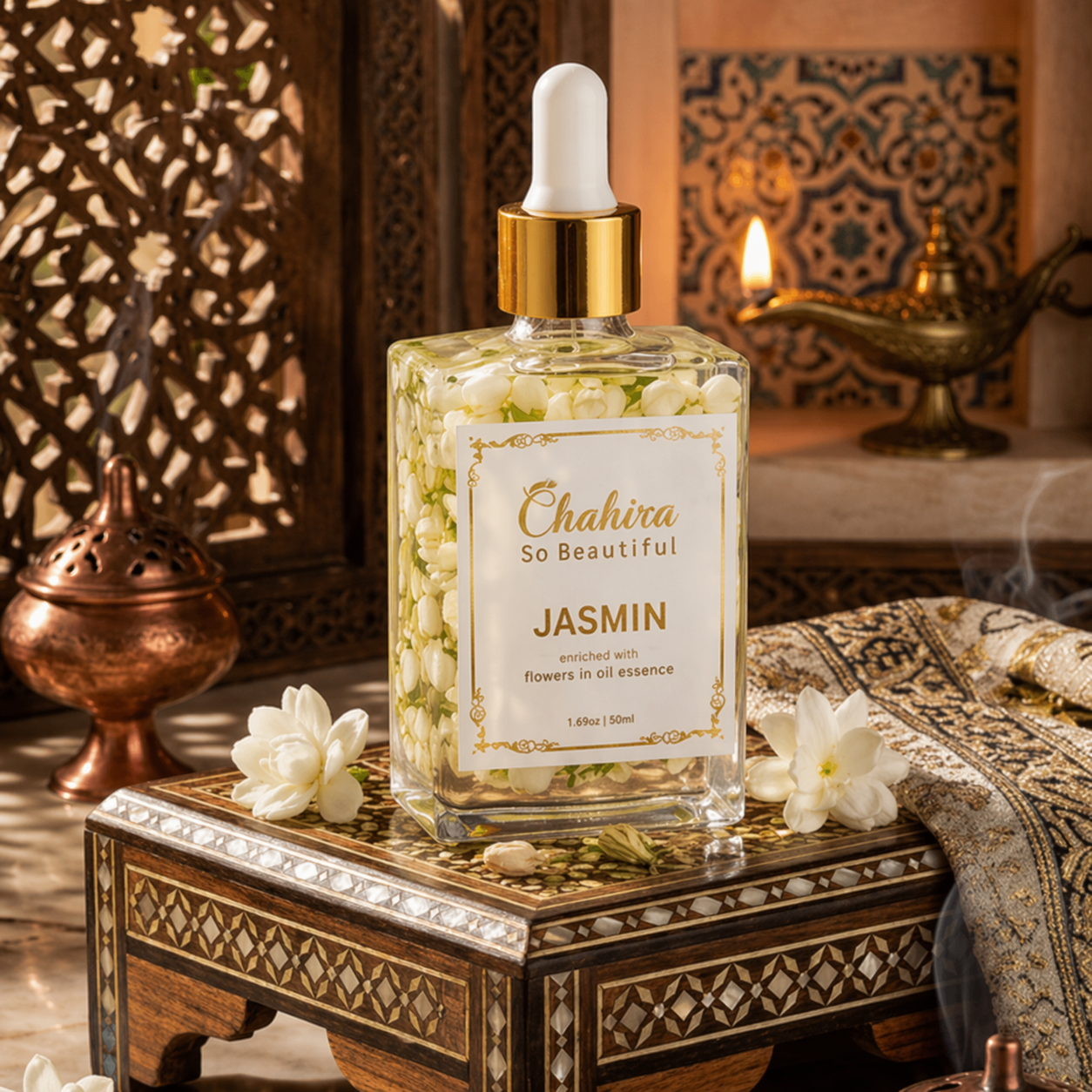 Les Huiles Sacrées : Huile de Jasmin