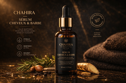Sérum Repousse Cheveux & Barbe : Soin Densité (80 ml)