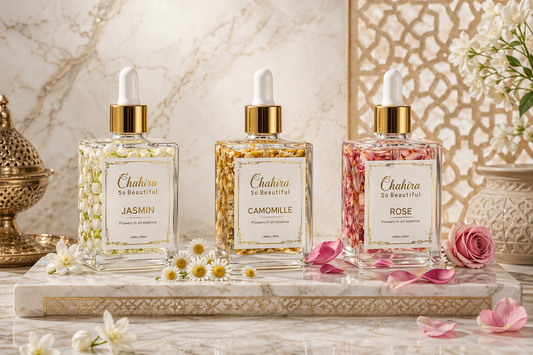 Les Huiles Sacrées pack (Jasmin Rose Camomille)