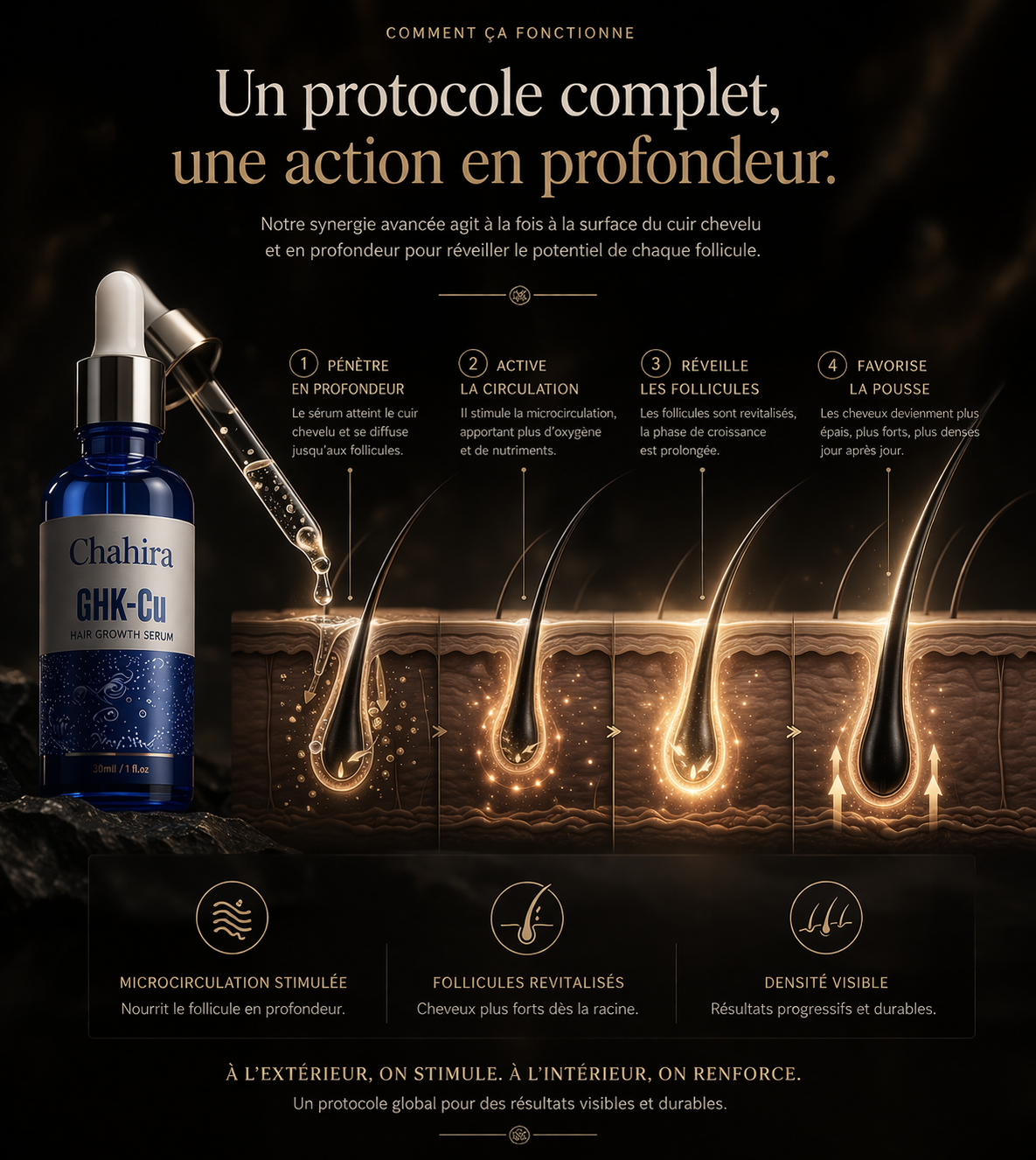 Coffret Activateur de Repousse Cheveux & Barbe – Chahira So Beautiful for Men