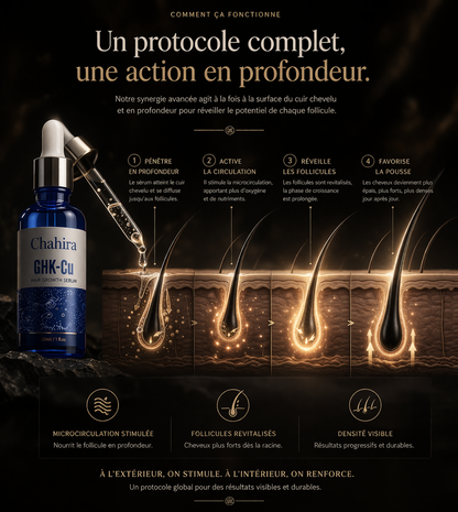 Chahira for Men – coffret repousse barbe et cheveux premium