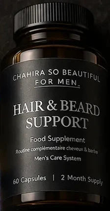 Complément alimentaire Hair and Beard Support, Chahira for Men
