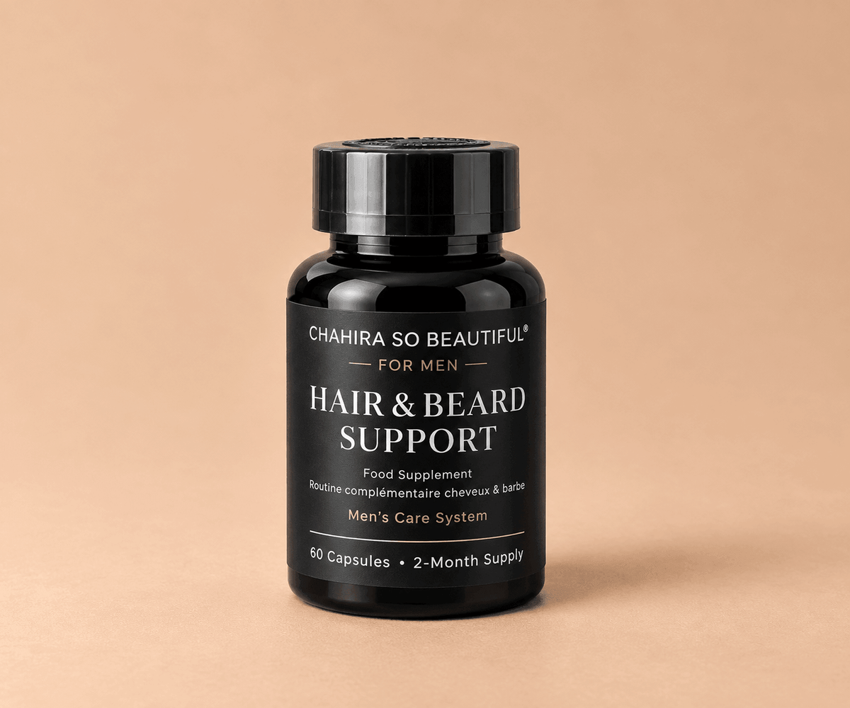 Hair & Beard Support: Complément Repousse Cheveux & Barbe (60 capsules)