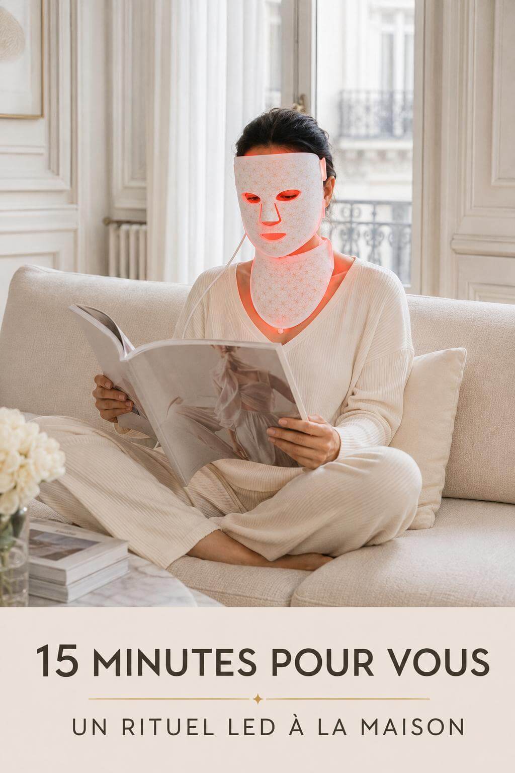 Masque LED Visage & Cou