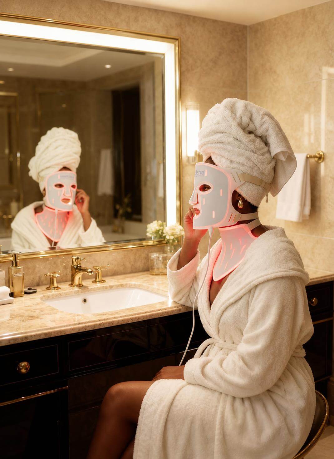 Masque LED Visage & Cou