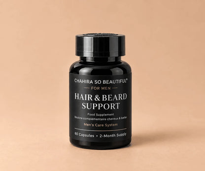 Hair & Beard Support: Complément Repousse Cheveux & Barbe (60 capsules)
